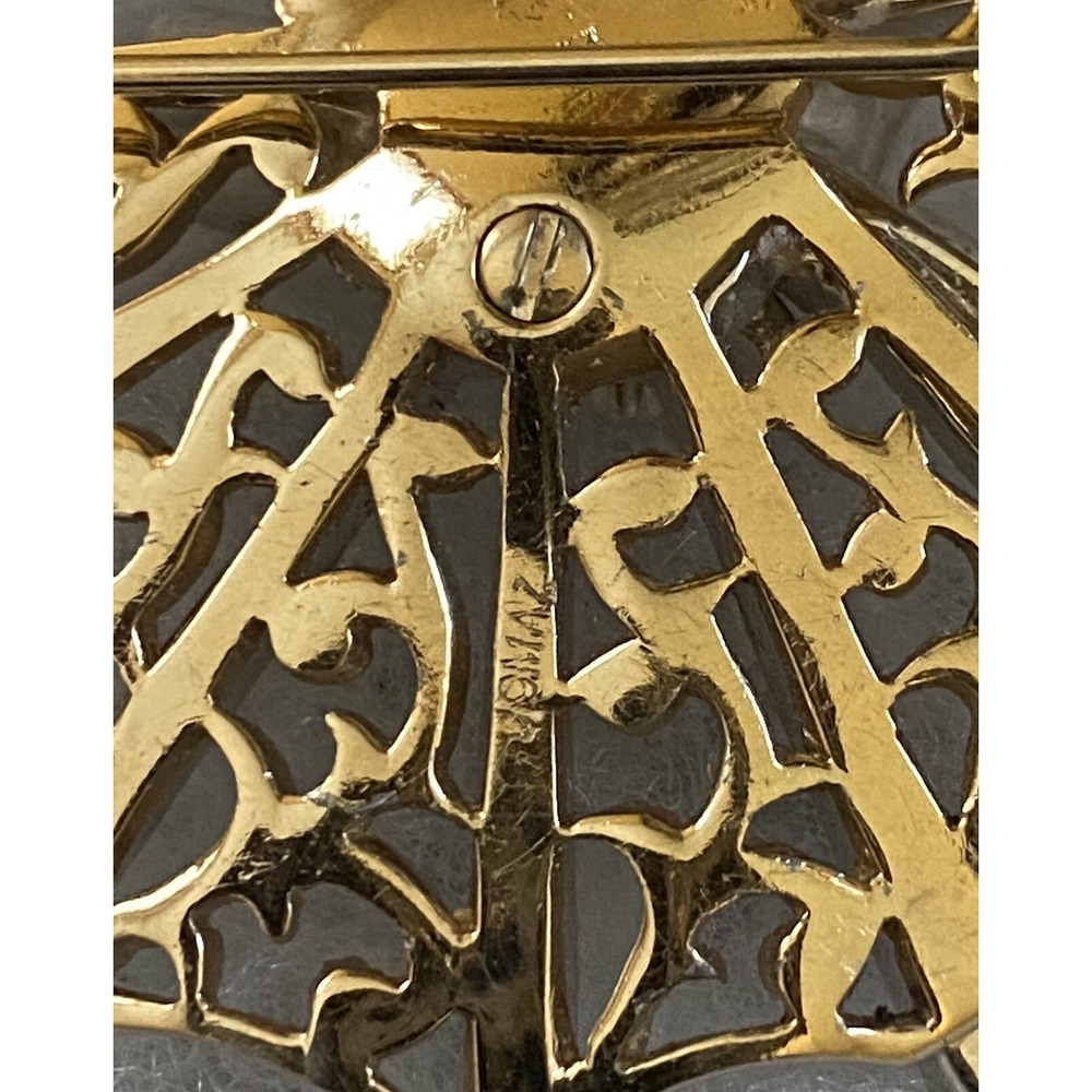 Art Deco Jomaz Rhinestone Pin - Picture 4 of 4